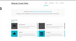 Desktop Screenshot of kentuckycountyclerks.com